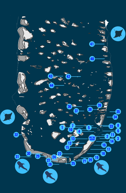 Dive Site Map